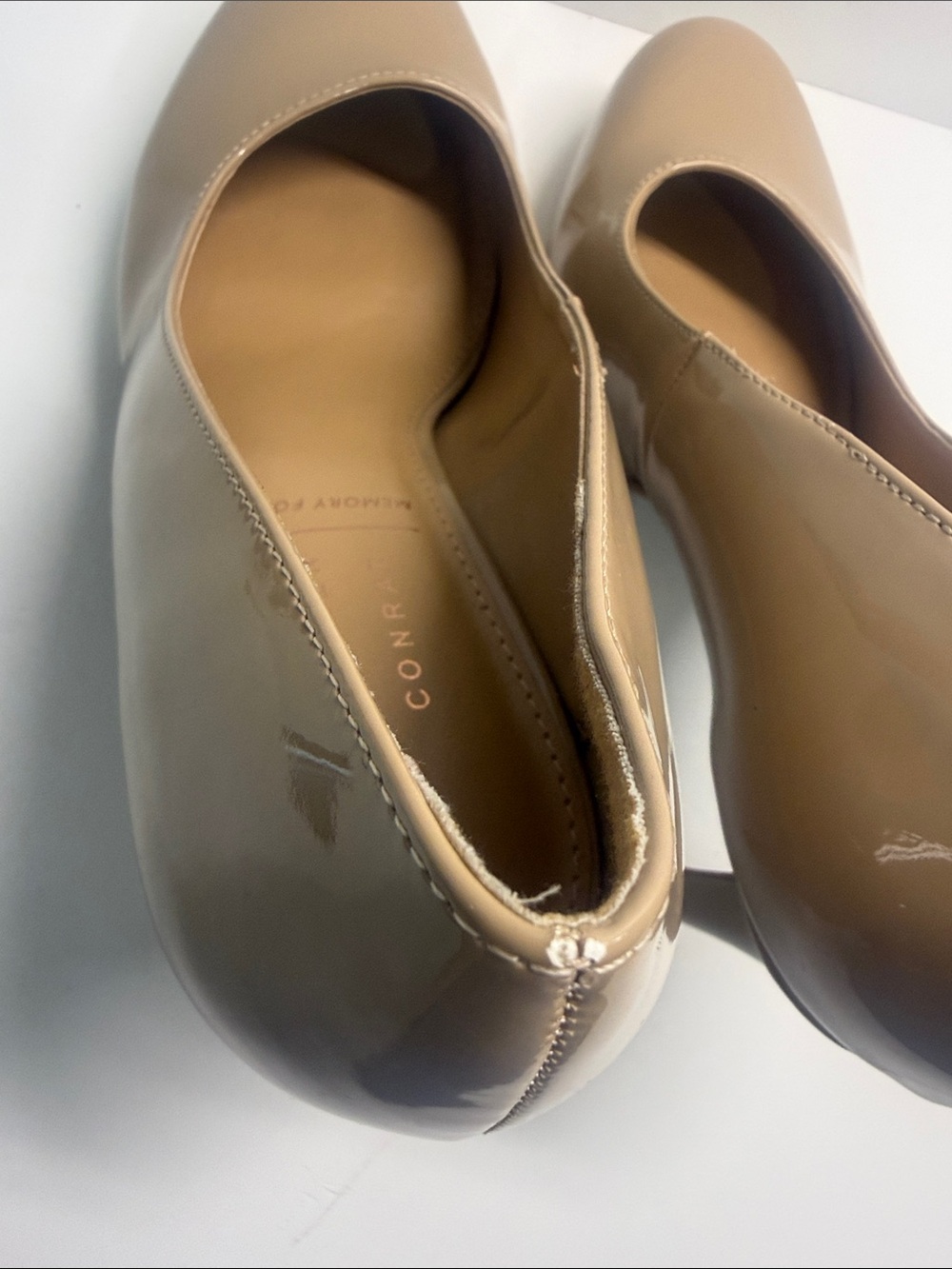 LC LAUREN CONRAD Nude Patent Stiletto Pumps Zise 10 - Picture 6 of 10